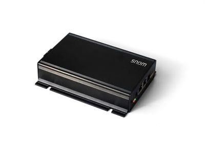 Snom PA1+ Système d'Annonces Snom - Communication HD 6,5W avec ContrôLe par TéLéPhone Et Casque Bluetooth - Montage Mural - Amplificateur IntéGRÉ pour Sonorisation Et Sécurité