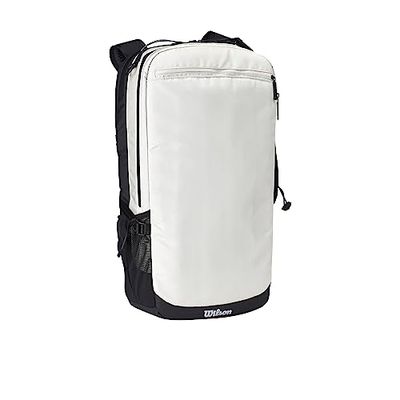 Wilson Zaino da Pallavolo SHORELINE, Gen Green, Materiale Esterno e Strato Interno in Poliestere Riciclato, Resistente alla Sabbia per Beach Volley, Zaino per PC, Beige