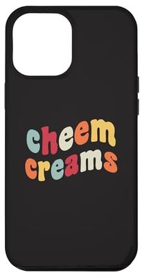Custodia per iPhone 13 Pro Max Cheem Creams Meme Errore di ortografia Scherzo Divertente amante del formaggio cremoso