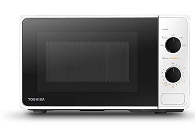Toshiba MM2-MM20PF(WH) - Microonde a 5 livelli di potenza, facile sbrinamento, 20 l, 800 W, colore: Bianco