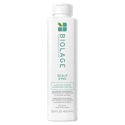 Biolage Scalp Sync Clarifying Shampoo, Balances Scalp's Moisture, Enriched With Glycolic Acid, For Oily Scalps, 400ml