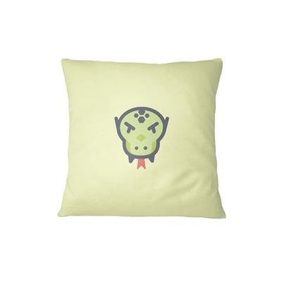 Bona Basics, Funda de cojín Decorativa, Funda de cojín Decorativa, decoración del hogar, para sofá, cafetería, Tamaño: 60x60 cm, Color: Amarillo Claro