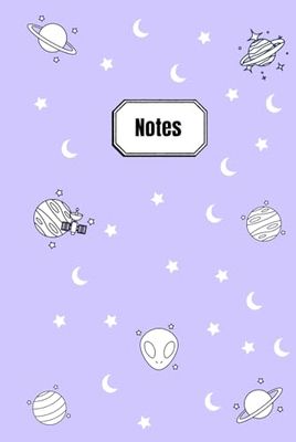 Carnets de notes planètes - intérieur lignés pour prise de note facile avec motifs planètes: Carnet de note lignés avec motifs planètes.