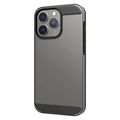 Black Rock - Skyddsfodral Air Robust Case passar till Apple iPhone 13 Pro I mobilskal, transparent, tunn (svart)