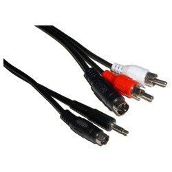 Cablematic - Kabel TV Audio SVHS M / M 20m