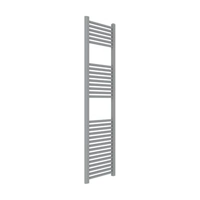 ERCOS Badrumshanddukshållare Badrum Storlek 400x1500 MM Badrum Radiator Färg Grå Titan, 1/2" Attacker Levereras Med Monteringssats
