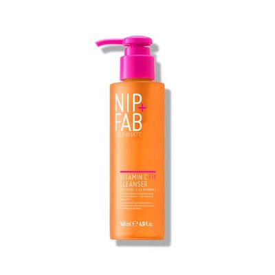 Nip+Fab - Nip + Fab Vitamin C Fix | Gel de limpeza facial com vitamina C, gel de limpeza facial de iluminação e hidratante, tonificação de gel facial, 145 ml