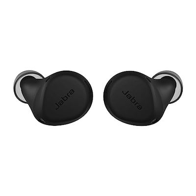 Jabra Elite 7 Active In-Ear Bluetooth, Auriculares Deportivos inalámbricos True Wireless ShakeGrip para un Mejor Ajuste Activo, Color Negro, 3 Tamaños de geles para los oídos