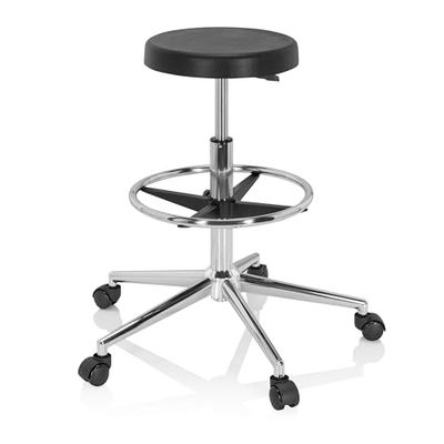 hjh OFFICE Draaikruk TOP WORK 14 I Hardschuim Zwart
