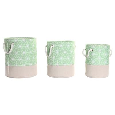 CESTA SET 3 POLIESTER EVA 30X30X35 8 GEOMETRICO
