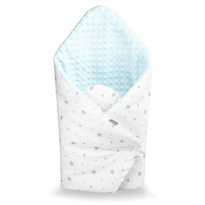 Sevira Kids - Stella omkeerbare Minky Swaddle Slaapzak, gemaakt in Frankrijk