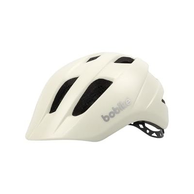 BOBIKE 8742100008 - Casque de vélo Exclusif pour Enfants Taille réglable S (52-56cm) Qui se Combine Parfaitement avec Les sièges de sécurité Go de Couleur Cream Cosy