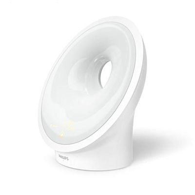 Philips Wake-up Light HF3651/01 Despertador de luz natural, várias luzes e sons, luz de meia-noite e rádio FM, com carregador móvel, plástico, branco, 12 x 19 x 19 cm, 1 kg