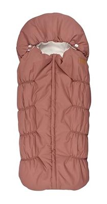 BÉABA, Barnvagnsväska, 100% vattentät, vindtät, dubbel ultra varm fleece, TOG 6, 3 och 5-punkts sele, täckande huva, dragkedja, 6–24 månader, terracotta