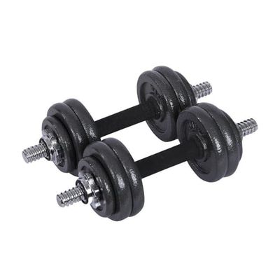 Endless Set di manubri regolabili in ghisa da 15 kg, perfetti per bodybuilding, fitness, sollevamento pesi e allenamento a casa o in palestra