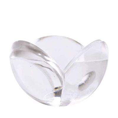 WAGNER Protector Esquinas y Bordes SAFE CORNER SMALL Juego de 4 Piezas - Ø 24 mm, para Pegar, para Uso en Interiores y Exterior, Plástico de Alta Calidad - 15222004