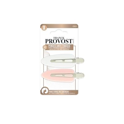 FRANCK PROVOST - Lot de 2 Pinces à Cheveux Anti-Trace - Tous Types de Cheveux