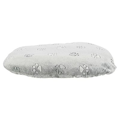 TRIXIE Cuscino Nando, Ovale, 105 × 75 cm, Grigio Chiaro