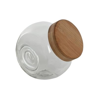 BOTE CRISTAL BAMBU 16X11,4X16 1600ML NATURAL
