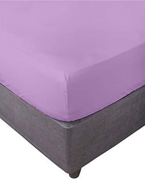 Miracle Home. Hoeslaken, elastisch, zacht, comfortabel, anti-peeling. Katoen 50% polyester. Bed 135. 135 x 200 x 30. Malva