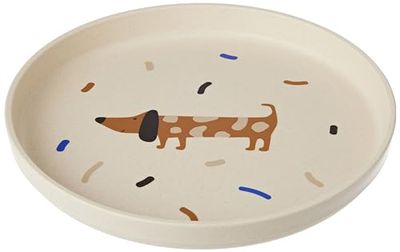 LÄSSIG Kinderbord zonder melamine, BPA-vrij, voor vaatwasser en magnetron/bord Little Mateys royal blue