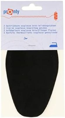 Pronty Patches, Suede, Black, One Size