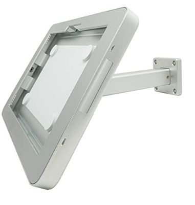 System-S Wandtafelhouder afsluitbaar 90° voor Microsoft Surface Pro 7 Pro 3 Pro 4 12.3 in grijs