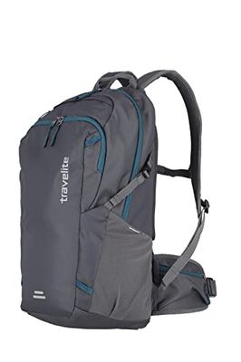 Travelite Offlite Fietsrugzak van robuust materiaal, wandelrugzak van polyester met geïntegreerde regenhoes, 800 g, 53 cm, 20 liter, antraciet, antraciet, 20 Liter, hedendaags