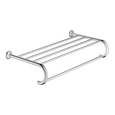 Grohe Essentials - Authentic Multi de toalla plana, 1 pieza, 40660001, Plateado, 40660001