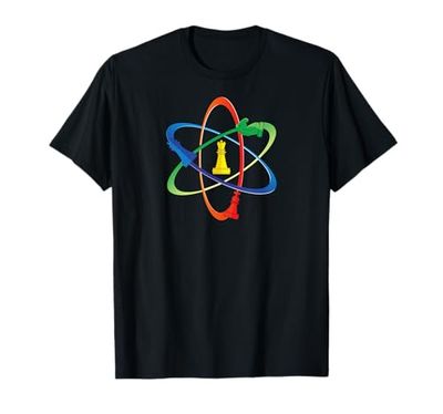 Scacchi Scacchiera Atoms Giocatori di scacchi Maglietta