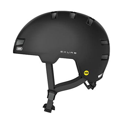 Abus SKURB MIPS Casco de Bicicleta, Unisex, Negro (Velvet Black), L (58-61 cm)
