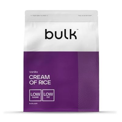 Bulk Crème De Riz, Cream of Rice, Vanille, 1 kg (L'emballage peut varier)