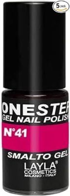 Layla Cosmetics One Step Gel Nagellack, Mimmirosa, 1-pack (1 x 0,005 L)
