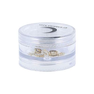 SABRINA AZZI Sabrina Art Decoratif Pot Or Argent (730), Standard, Unique