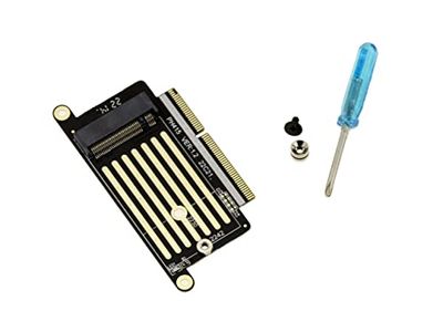 KALEA-INFORMATIQUE M2 NVMe M Key-adapter ter vervanging van de 22+34 punts SSD in een 2016 of 2017 MACBOOK Pro A1708