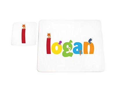 Feel Good Art högglansunderlägg och underlägg för bebisar/småbarn (loggan)