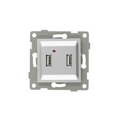 S-EMPOT. Dual USB Titan: de ideale oplossing voor het opladen van uw apparaten. Met twee poorten zorgt het voor snel en efficiënt opladen en combineert stijl en functionaliteit voor thuis en op