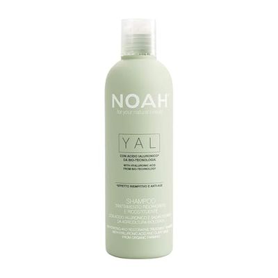 NOAH Yal Rehydrating & Restorative Shampoo – Deep Hydration with Hyaluronic Acid & Organic Clary Sage, Strengthens, Protects & Revitalizes Dry, Brittle Hair | Sulphate-Free, Anti-Aging Formula - 250ml