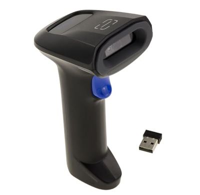 KALEA-INFORMATIQUE Douchette sans Fil Rechargeable pour Codes Barres 1D UPC, EAN, GS1 et 2D QR Code, DataMatrix, Aztec etc...Portée 40m