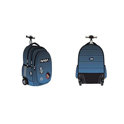 ST.RIGHT Space Moon TB01 Mochila con ruedas, Blue