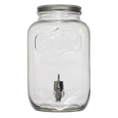 Bebida de vidro Saveur et Degustation KV7169 FONTAINE, 4 litros, transparente, 15 x 15 x 25,5 cm