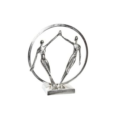 JARRON 24X13X25 METAL BLANCO