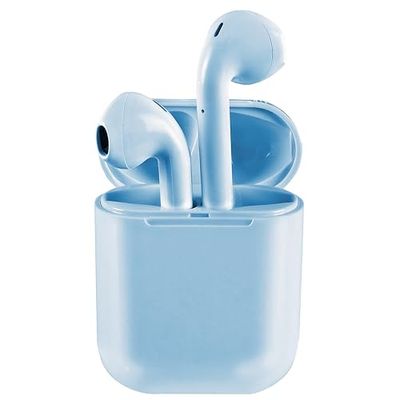 apm 200029 Wireless Bluetooth Headphones, Charging Box, Wireless Earphone, Stereo Sound, Bluetooth Headset, Audio Control Button, Bluetooth Headset, Compatible with PC Smartphone Tablet, Sky Blue