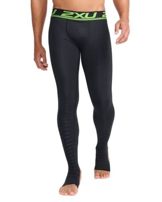 2XU Elite Power Recovery Collant de Compression pour Homme Noir/Noir