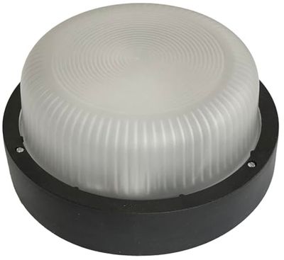WatioWave Applique LED rotondo nero 6 W 4000 K IP44
