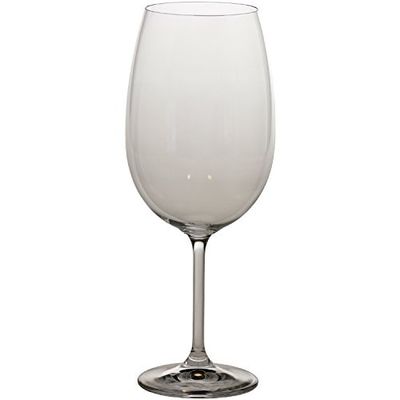 DONREGALOWEB Set di 6 calici in vetro di Boemia di vino in colore trasparente