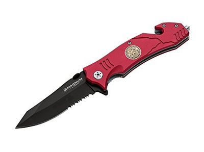 Magnum, Standard, Böker, Coltello, Rosso (Rot), Unisex-Adult, Red