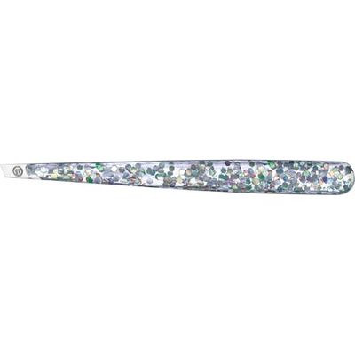 Essence My Heart Beats Disco Glitter Tweezers, No. 01, Silver, Nanoparticles Free, Pack of 1