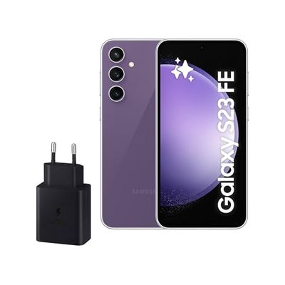 Samsung Galaxy S23 FE, 256 GB, Teléfono Móvil 5G con IA, Smartphone Android, Color Púrpura (Versión Española)
