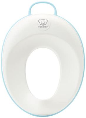 BabyBjörn Toiletbril, wit/turquoise